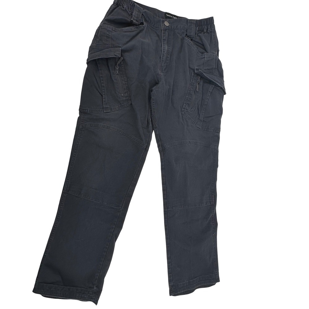 Tactical‎ Cargo Pants Mens Size 32/30 Navy Cotton Blend Work Military Trouser